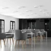 Plafón LED Arcchio Vivy, Ø 38 cm, blanco, metal