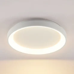 Plafón LED Arcchio Vivy, Ø 38 cm, blanco, metal