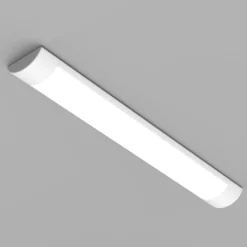 Plafón LED Batten, longitud 60 cm, aluminio, blanco, 4000 K