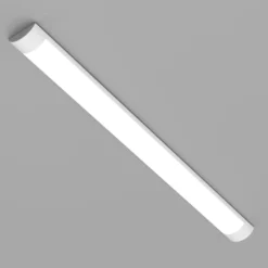 Plafón LED Batten, longitud 90 cm, aluminio, blanco, 4000 K