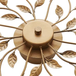 Plafón LED Bentas de Lindby, bronce, metal, Ø 80 cm