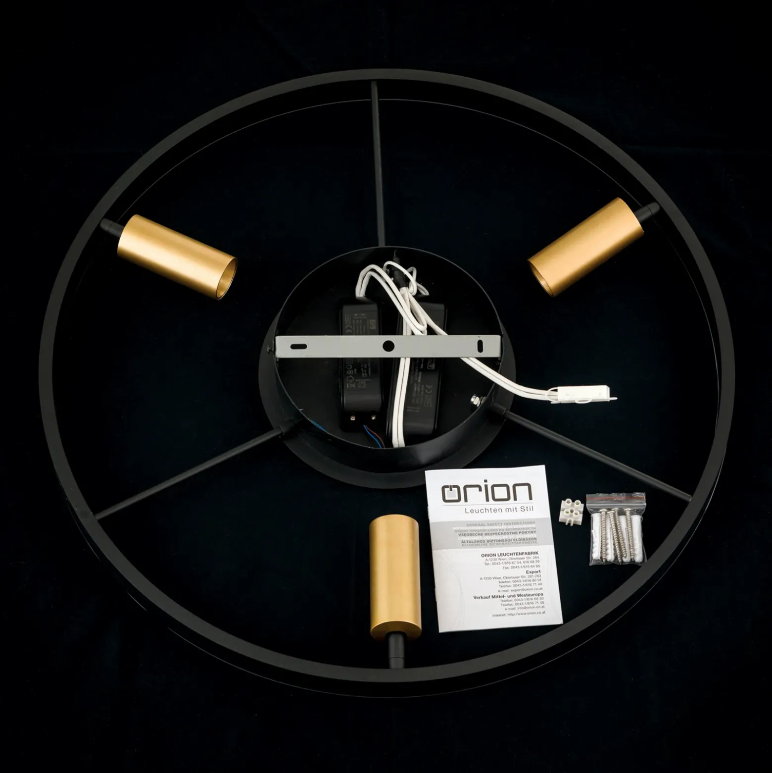 Plafón LED Berlin con 3 focos