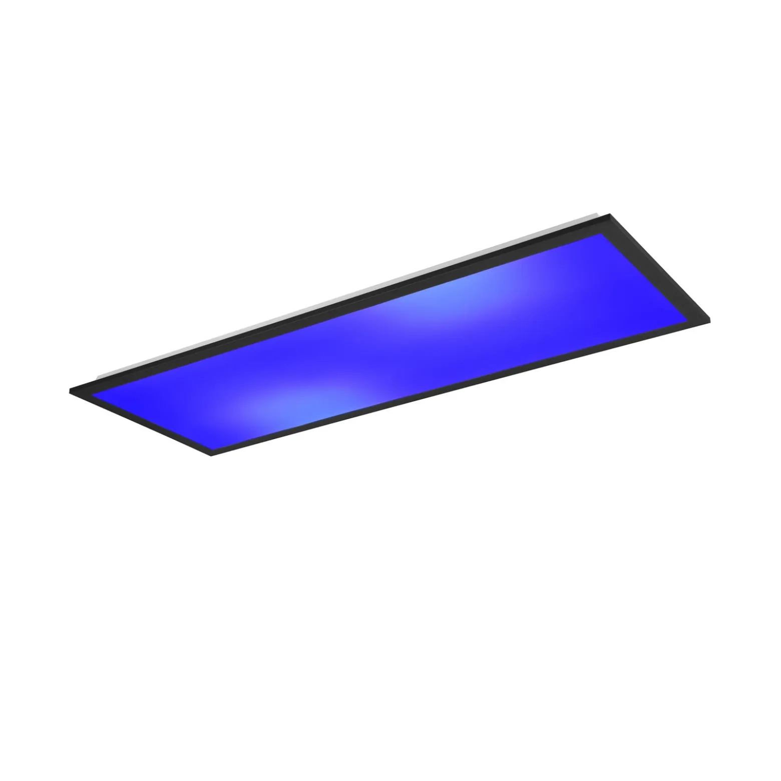 Plafón LED Beta, longitud 80 cm, negro, RGBW, CCT