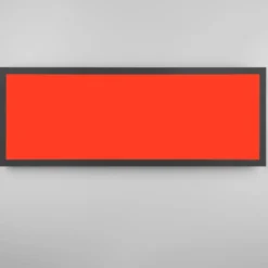 Plafón LED Beta, longitud 80 cm, negro, RGBW, CCT