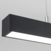 Plafón LED Bounce, negro, longitud 113 cm, CCT, aluminio