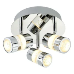 Plafón LED Bubbles, IP44, 3 luces