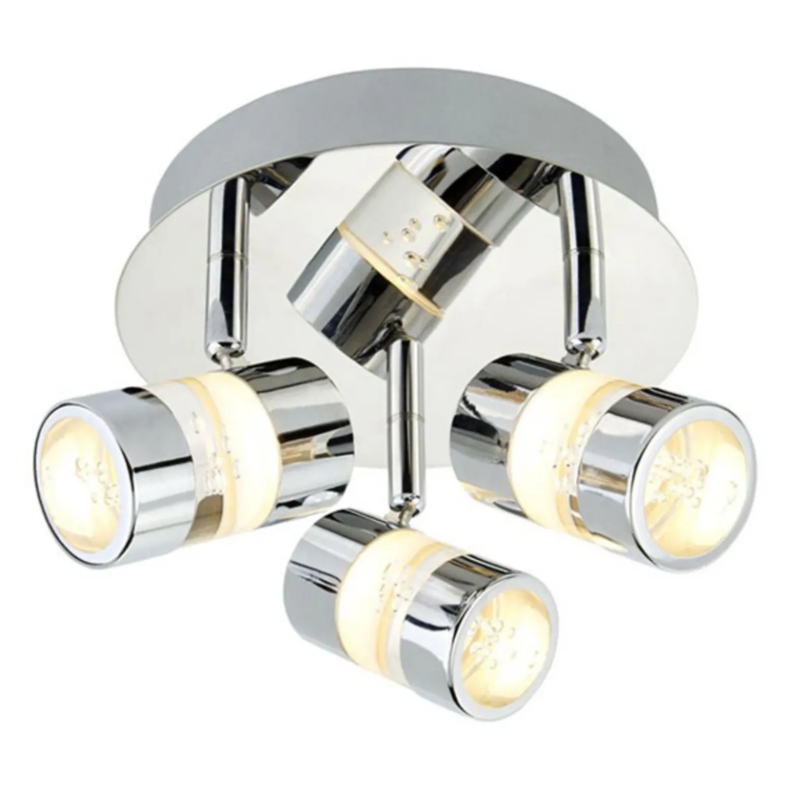 Plafón LED Bubbles, IP44, 3 luces