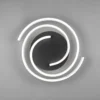 Plafón LED Caya, atenuable, latón