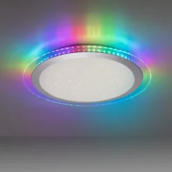 Plafón LED Cyba Stars CCT RGB-Luz lateral