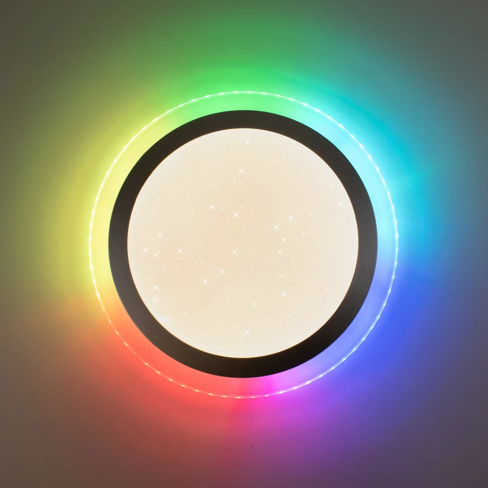 Plafón LED Cyba Stars CCT RGB-Luz lateral