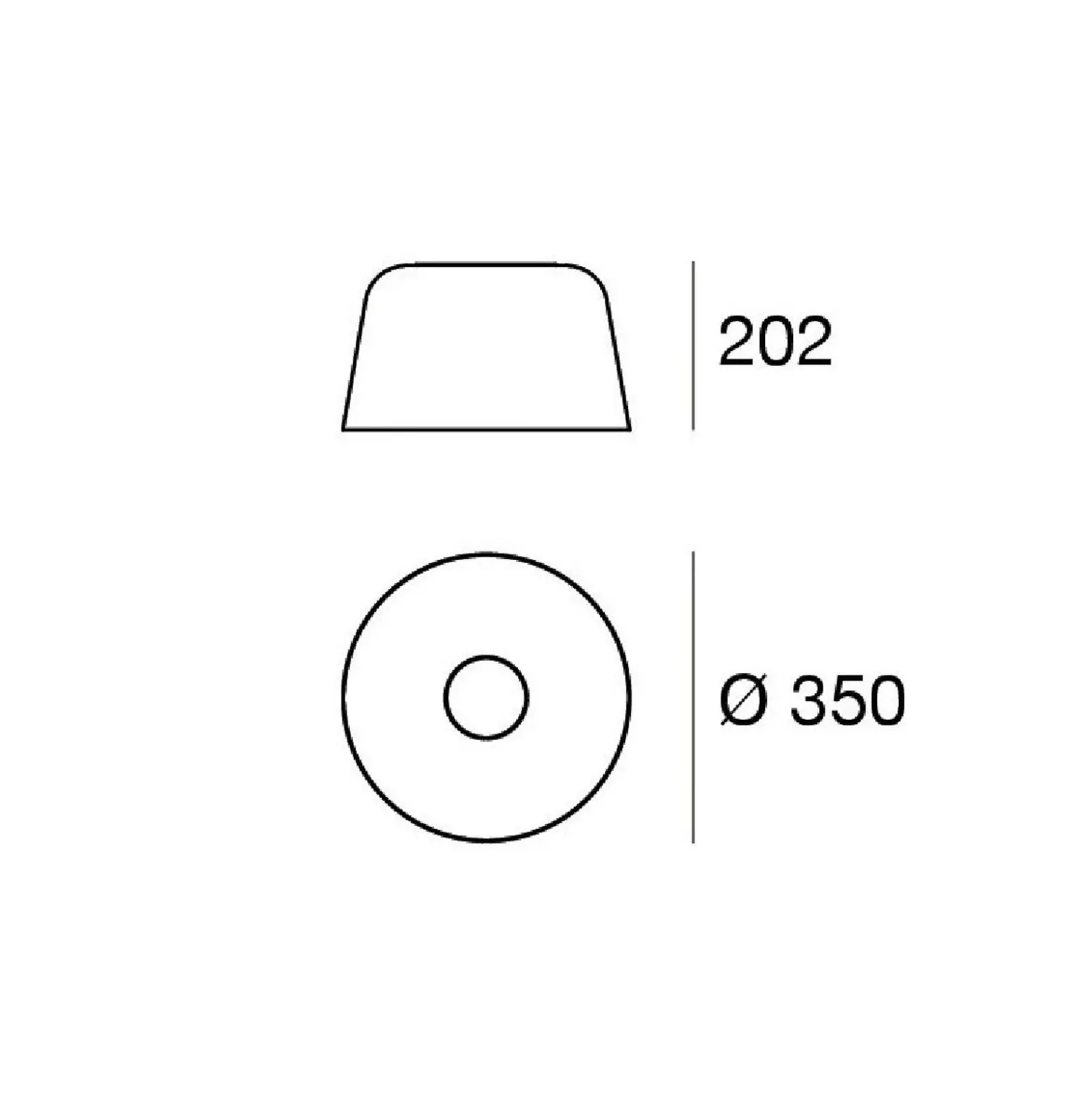 plafón LED Delfi_S, blanca, Ø 35 cm, metal
