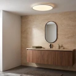 Plafón LED Edmund de Lindby, blanco, Ø 39 cm, CCT, IP44