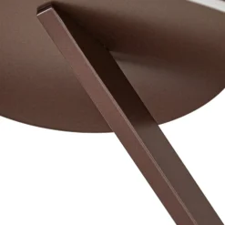 Plafón LED Eldra de Lucande, marrón café, Ø 55 cm, CCT