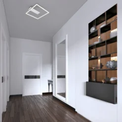 Plafón LED 3771 en forma de marco, aluminio