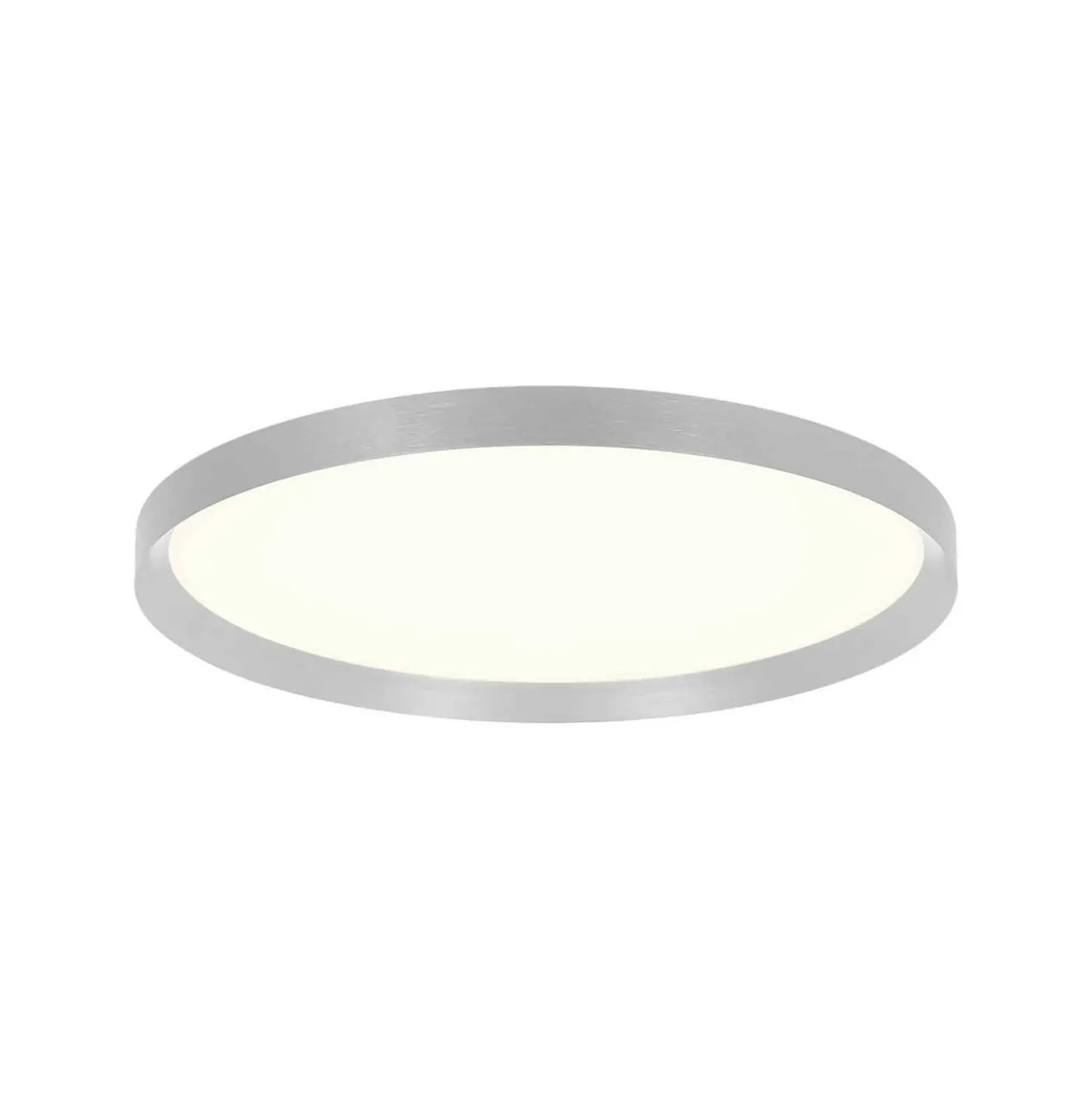 Plafón LED Flady, acero, Ø 40 cm, directo/indirecto