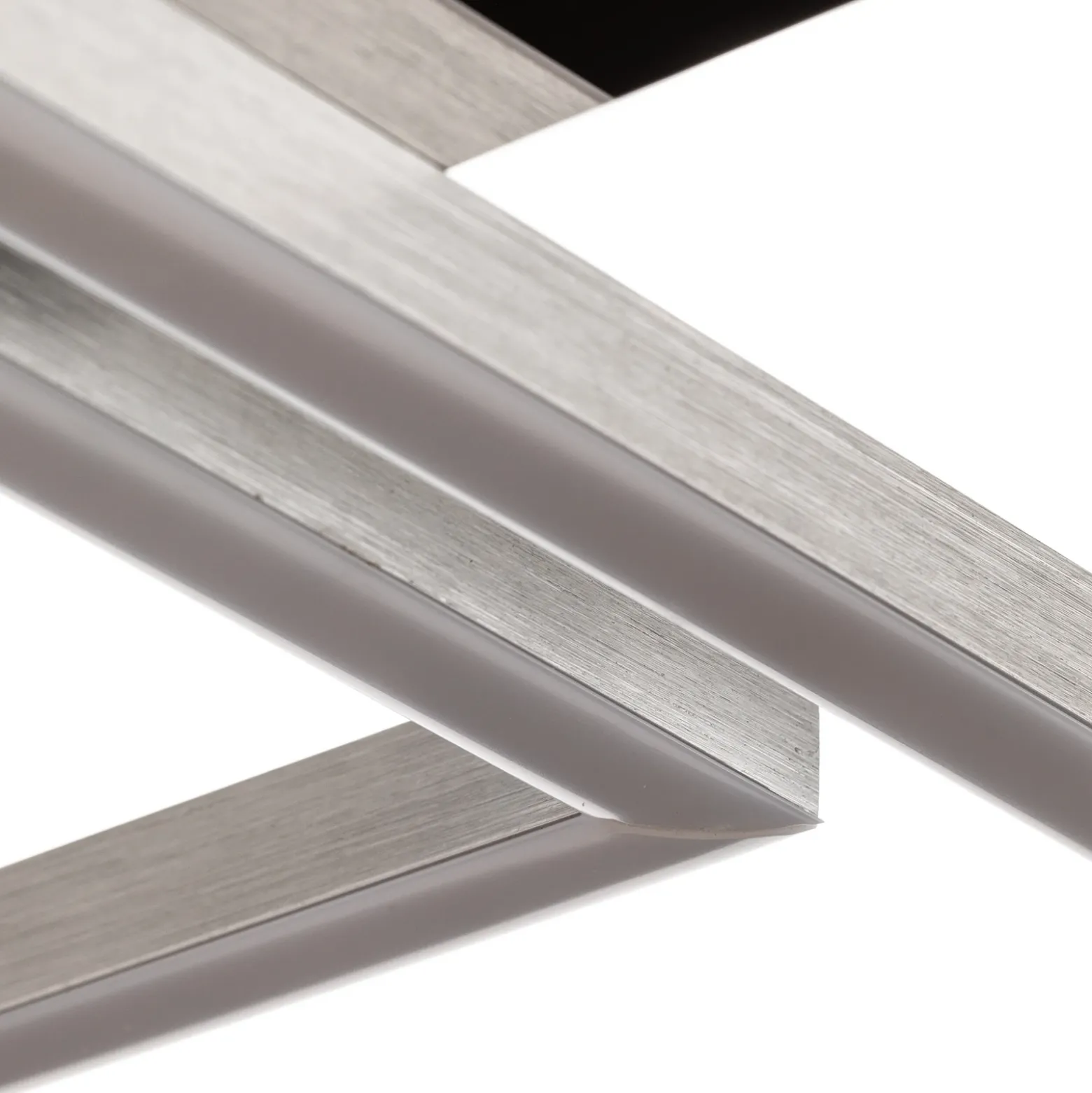 Plafón LED Frame, CCT, 4 luces, aluminio