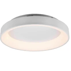 Plafón LED Girona con control remoto, blanco