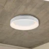 Plafón LED Girona con control remoto, blanco