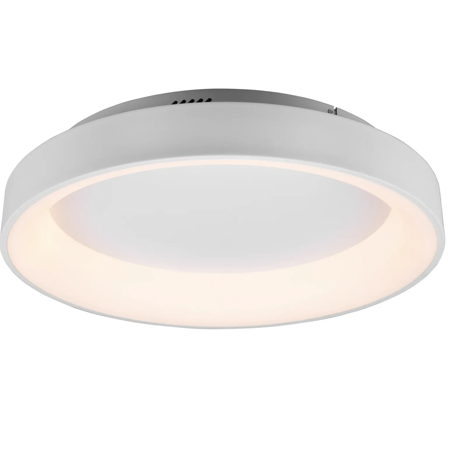 Plafón LED Girona con control remoto, blanco