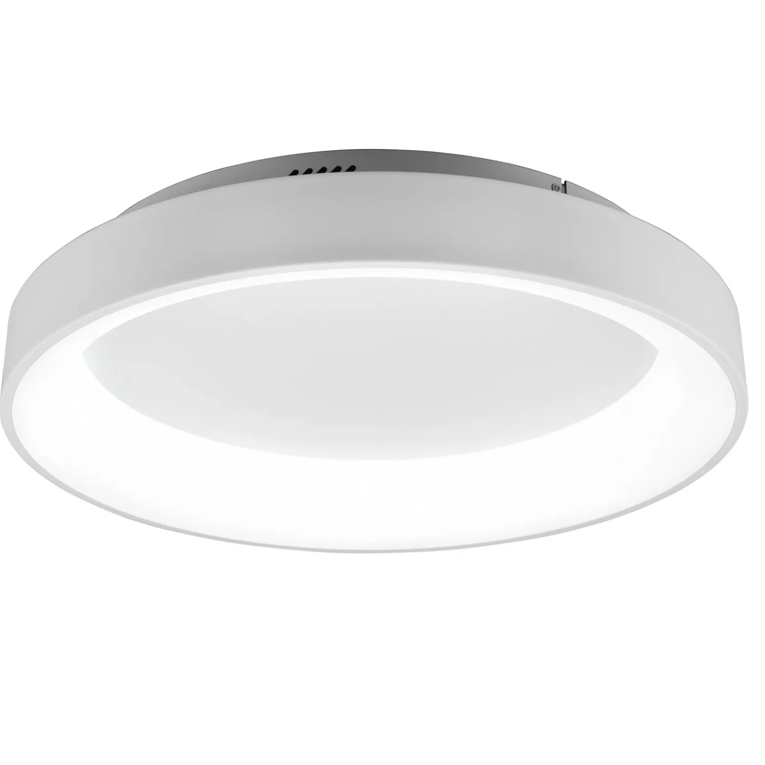 Plafón LED Girona con control remoto, blanco