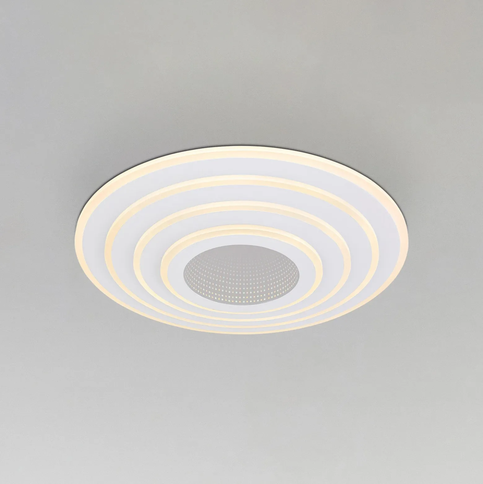 Plafón LED inteligente Jocelyn, blanco, CCT, control remoto