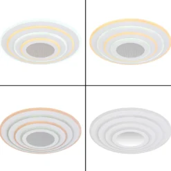 Plafón LED inteligente Jocelyn, blanco, CCT, control remoto