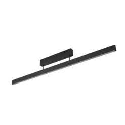Plafón LED inteligente Lucande Mylosh, negro, CCT, Tuya