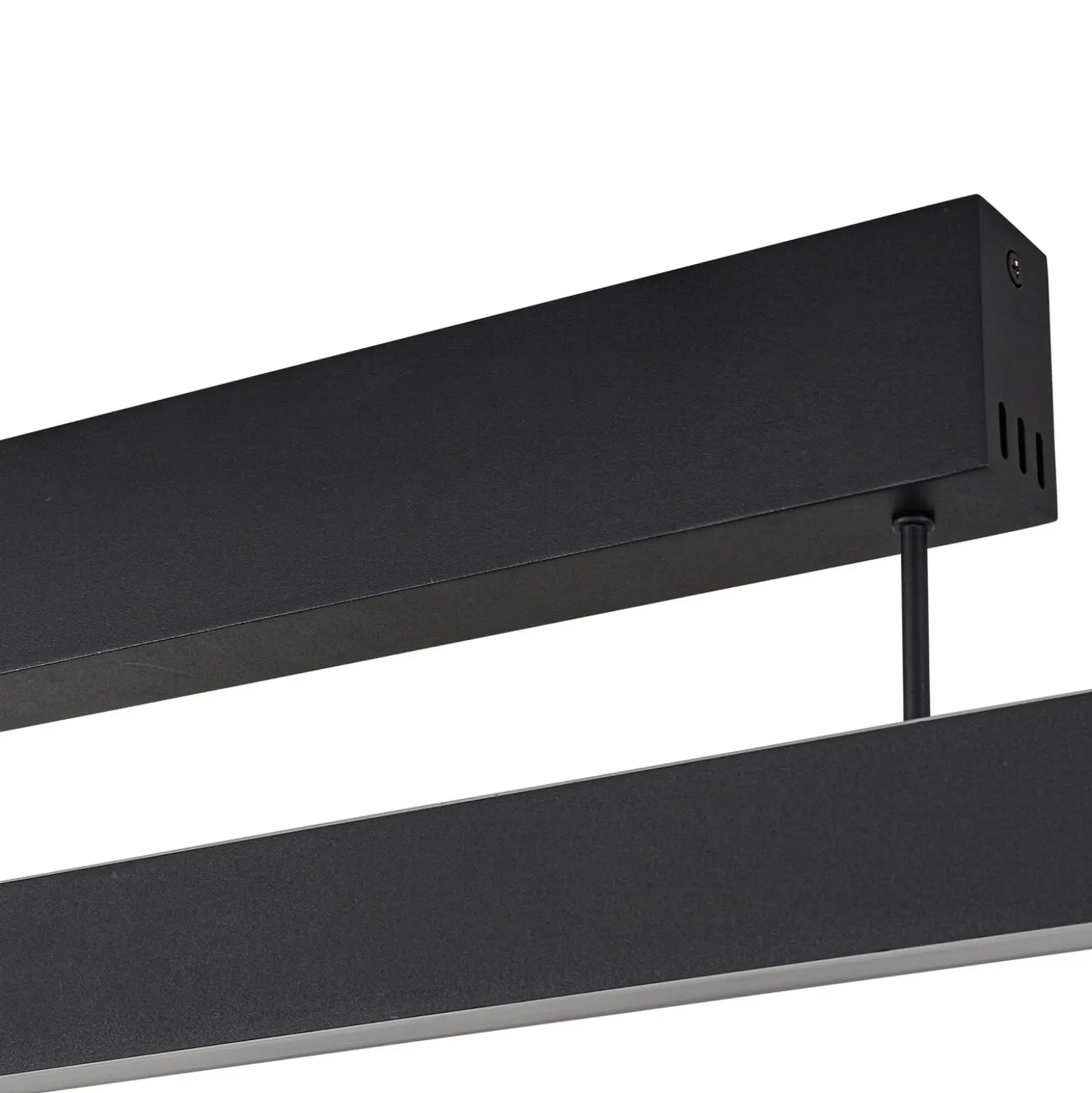 Plafón LED inteligente Lucande Mylosh, negro, CCT, Tuya
