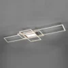 Plafón LED Irvine 3.000-6.500 K, níquel mate