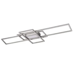 Plafón LED Irvine 3.000-6.500 K, níquel mate