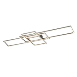 Plafón LED Irvine 3.000-6.500 K, níquel mate