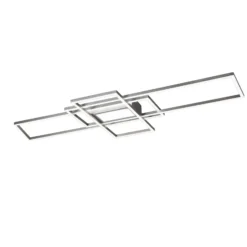 Plafón LED Irvine 3.000-6.500 K, níquel mate