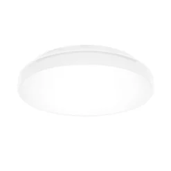 Plafón LED Iva, IP44, blanco, plástico, 4000 K