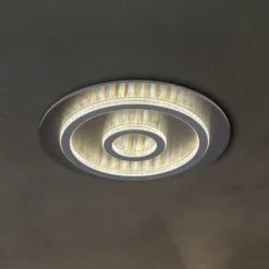 Plafón LED Jayden, negro/antracita, CCT, atenuable