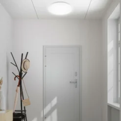 Plafón LED Jill, blanco, Ø 27,8 cm, plástico, 4000 K