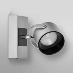 Plafón LED Jupiter de OSRAM, 1 luz, plateada, metal