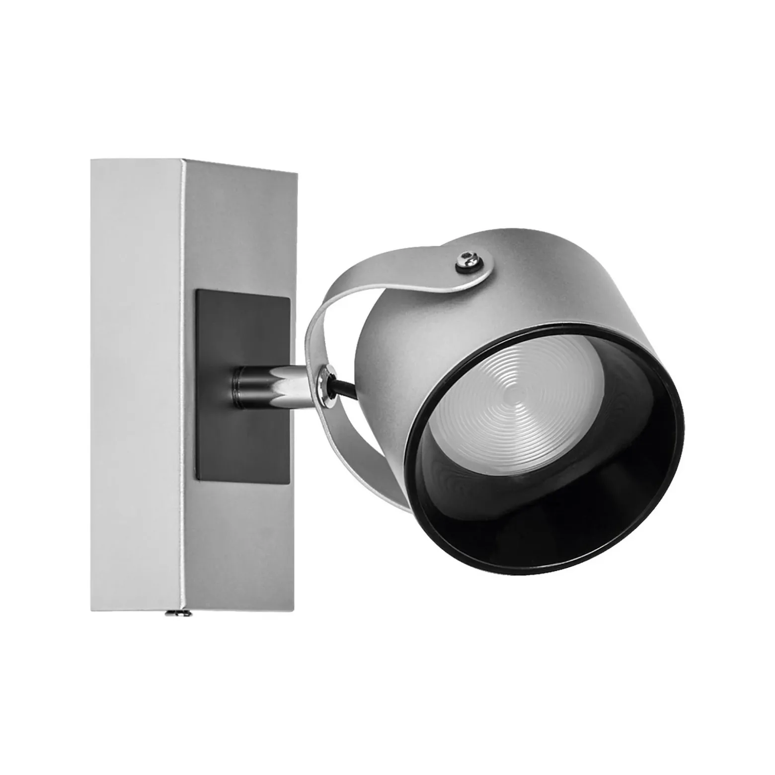 Plafón LED Jupiter de OSRAM, 1 luz, plateada, metal