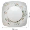 Plafón LED Jurassic Starlight, blanco/de colores, longitud 58 cm