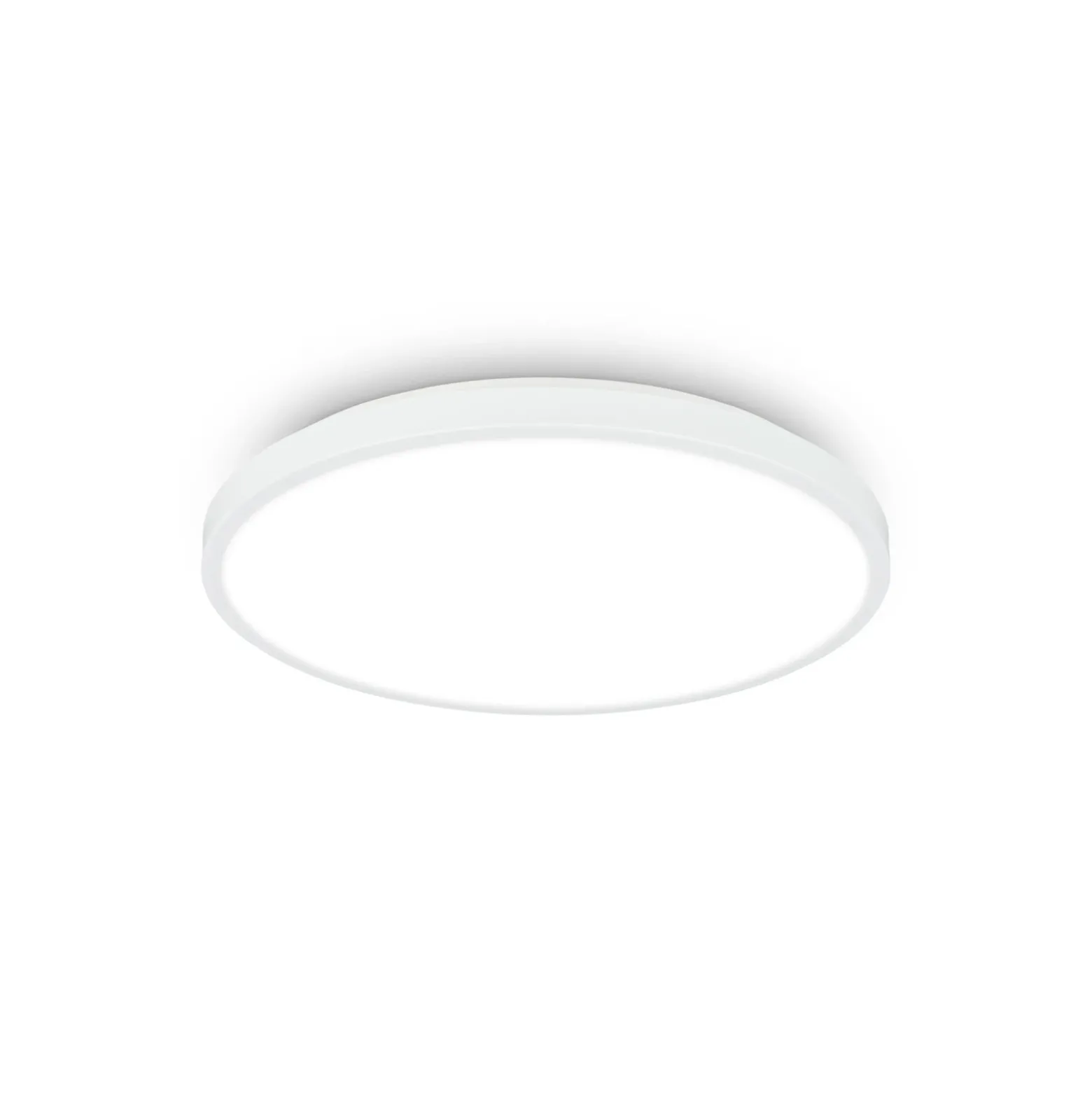Plafón LED Kaida, blanca, Ø 30 cm, EEC A, 4000 K