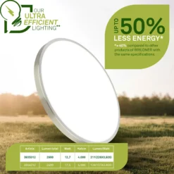 Plafón LED Kaida níquel mate, Ø 30 cm, EEC A, 4000 K