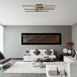 Plafón LED Kendra longitud 80 cm