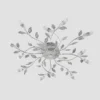 Plafón LED Lindby Bolonia, latón/blanco, Ø 80 cm