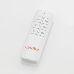 Plafón LED Lindby Caitlin, antracita, metal, 105cm