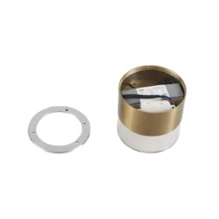 Plafón LED Lindby Dalila, dorado, Ø 10 cm, aluminio