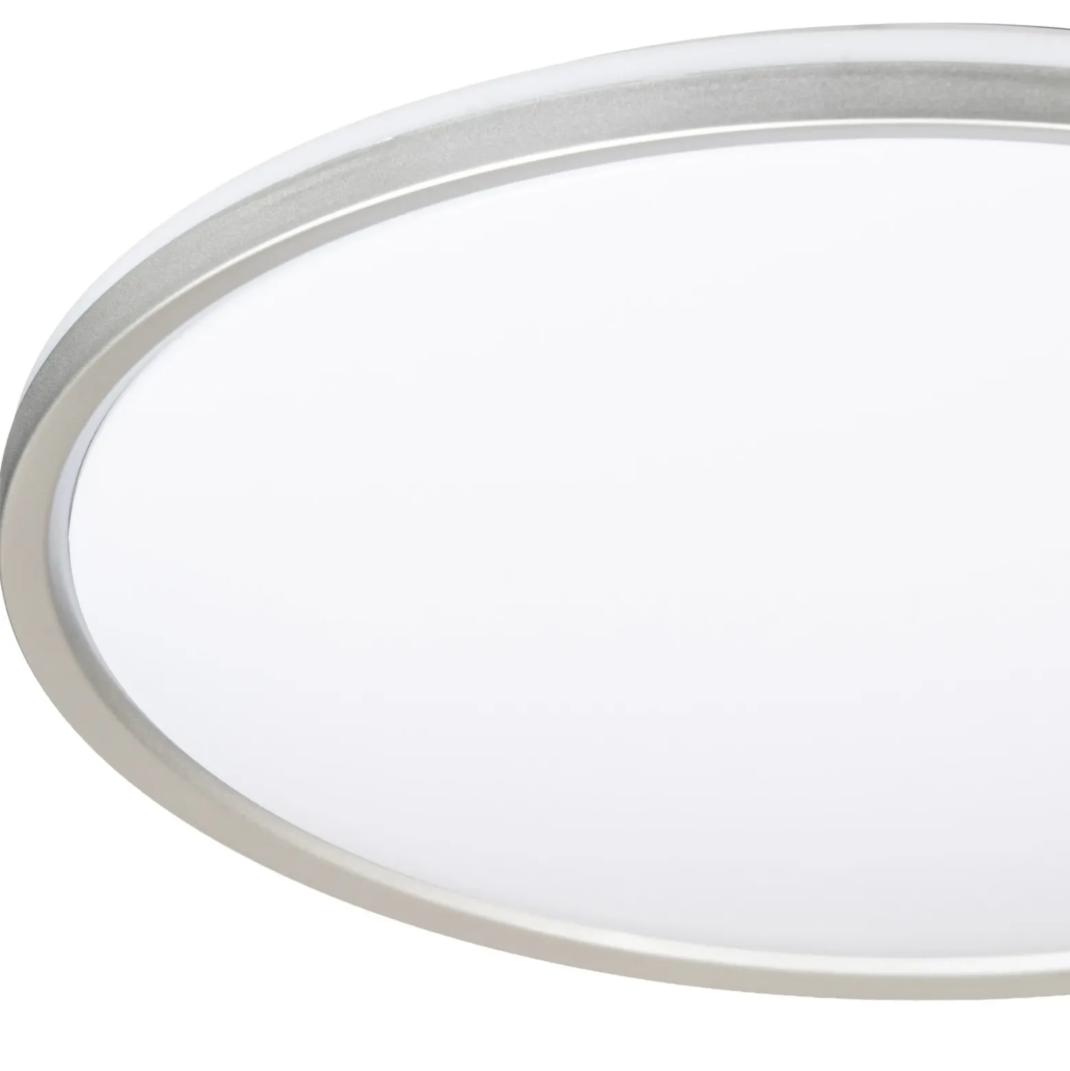 Plafón LED Lindby Edmund, plateado, Ø 39 cm, CCT, IP44