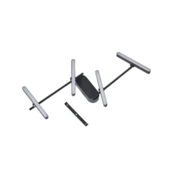 Plafón LED Lindby Eldrin, 4 luces, negro, tira de luz