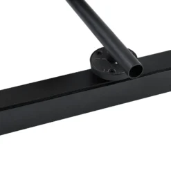 Plafón LED Lindby Eldrin, 2 luces, negro, tira de luz