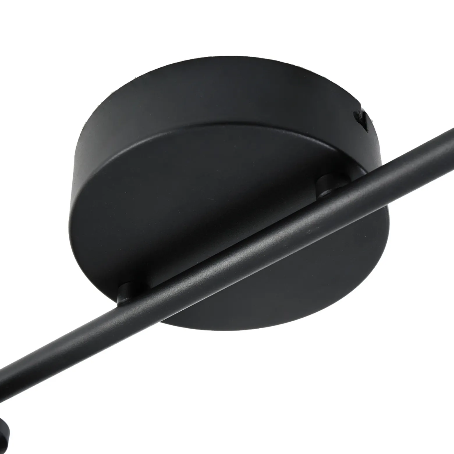 Plafón LED Lindby Eldrin, 2 luces, negro, tira de luz