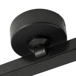 Plafón LED Lindby Eldrin, 1 luz, negro, tira de luz