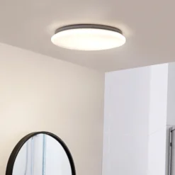 Plafón LED Lindby Eovi, Ø 33 cm, blanco, 3.000 K, redondo